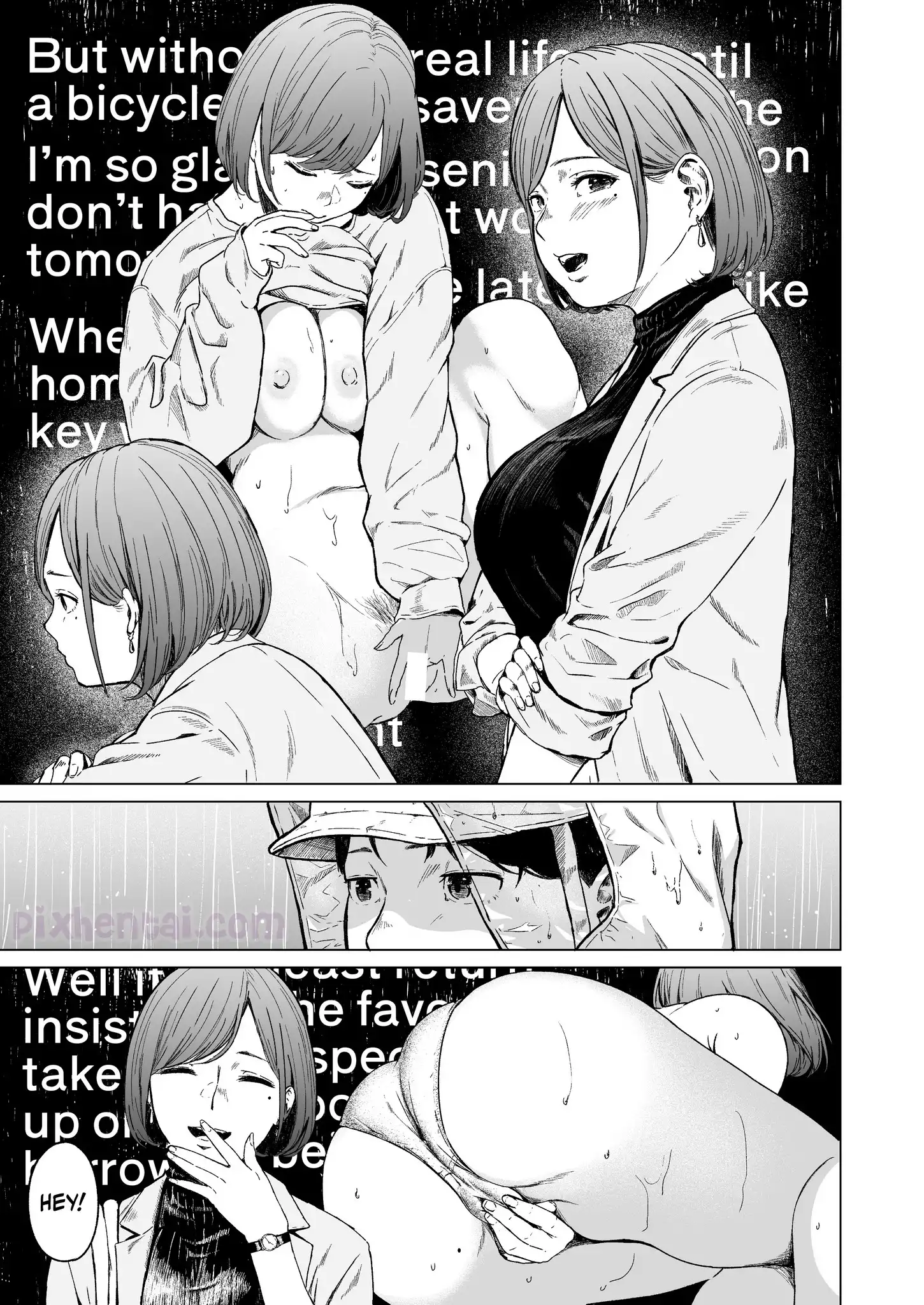 Komik hentai xxx manga sex bokep Furachi Unforgivable Akibat Mengintip Tetangga Cantik 16